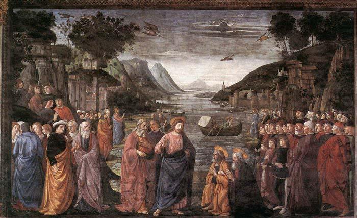 Calling of the First Apostles, GHIRLANDAIO, Domenico